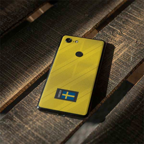 Sweden Soccer Flag Google Pixel 3 XL Skin